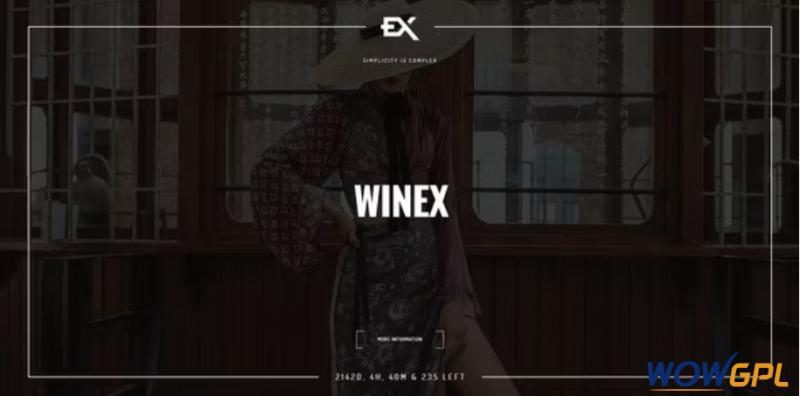 Winex Creative Coming Soon Template