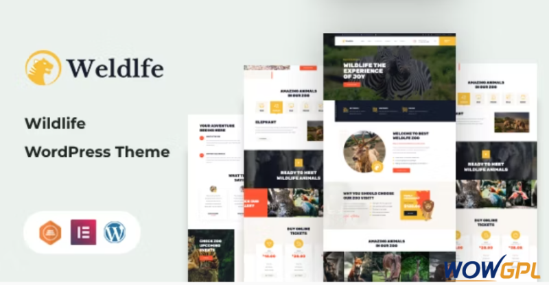 Weldlfe Wildlife WordPress Theme