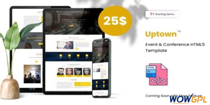 Uptown Event Conference Responsive HTML5 Template