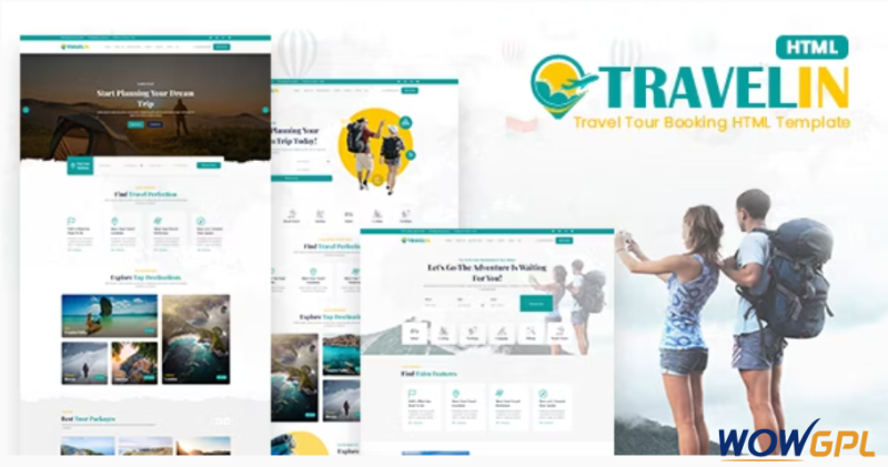 Travelin Travel Tour Booking HTML Templates