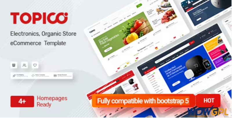 Topico Multipurpose eCommerce HTML5 Template