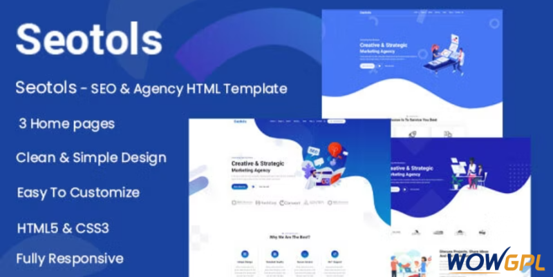 Seotols SEO And Agency HTML Template