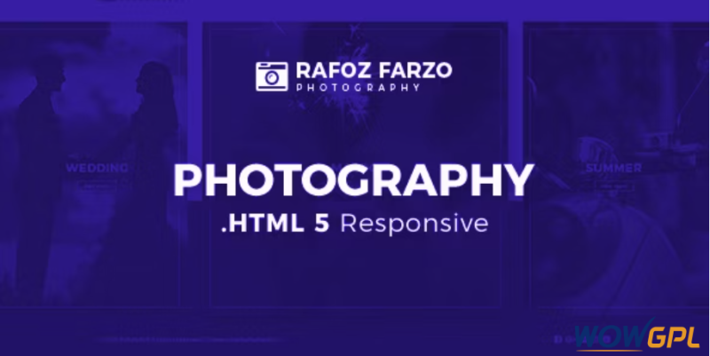Rafoz Photography HTML Template 1