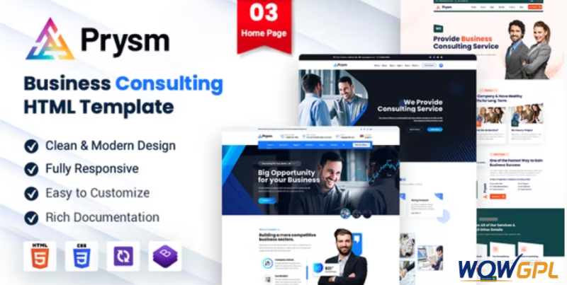 Prysm Consulting Business Template
