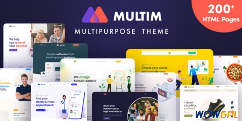 Multim Creative multipurpose HTML5 template
