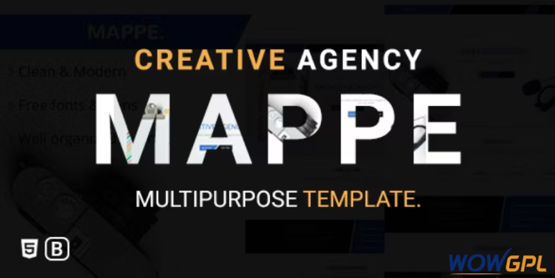 Mappe Creative Agency Bootstrap Html Template