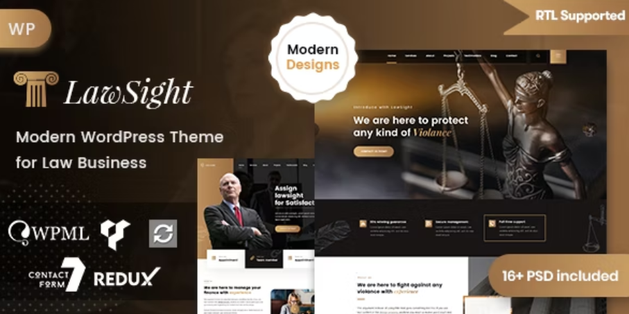 Lawsight - Law & Lawyer Template 1 Lawsight - Law & Lawyer Template