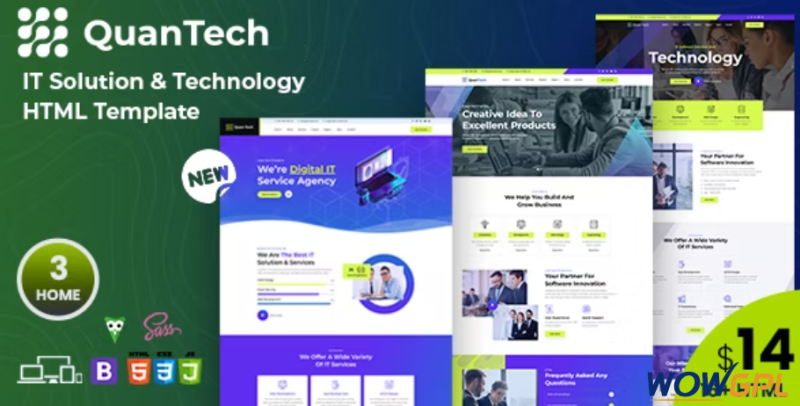 IT Solutions Technology HTML Template