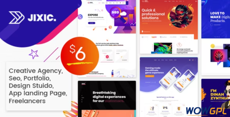 Jixic - Creative Agency & Multipurpose Template