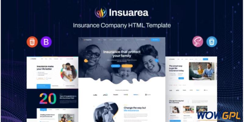 Insuarea Insurance Company HTML5 Template