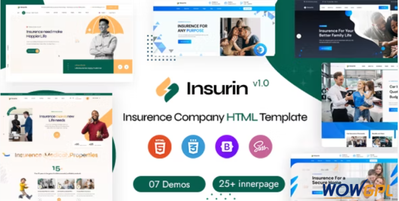 Insurin Insurance Company HTML Template