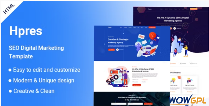 Hpres-SEO Digital Marketing HTML Template
