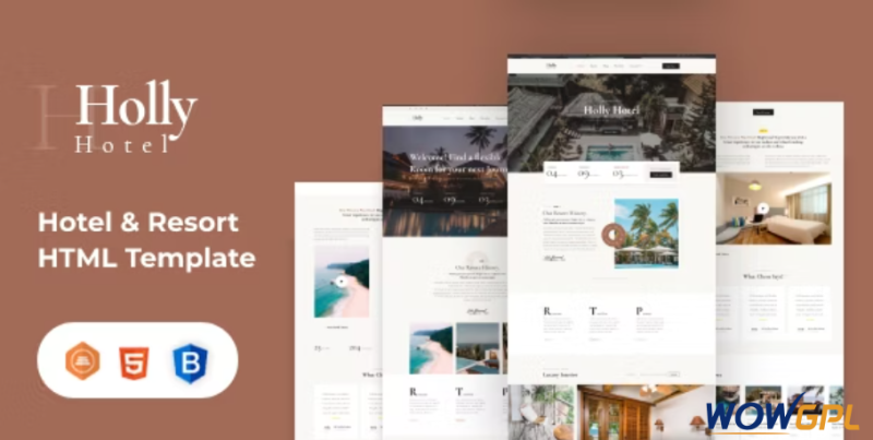 Holly - Hotel & Resort HTML Template