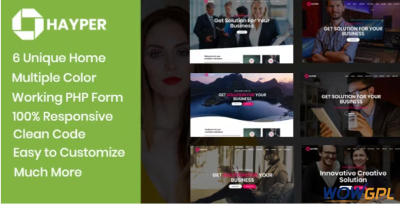 Hayper - Creative Onepage Multipurpose Template