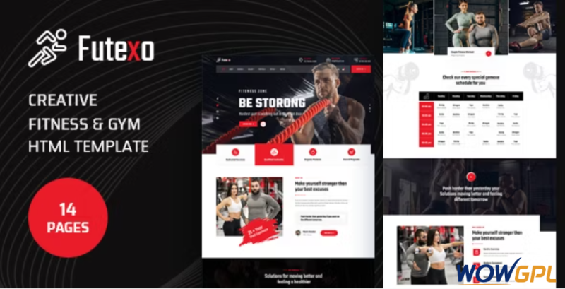 Futexo Fitness Gym HTML Template