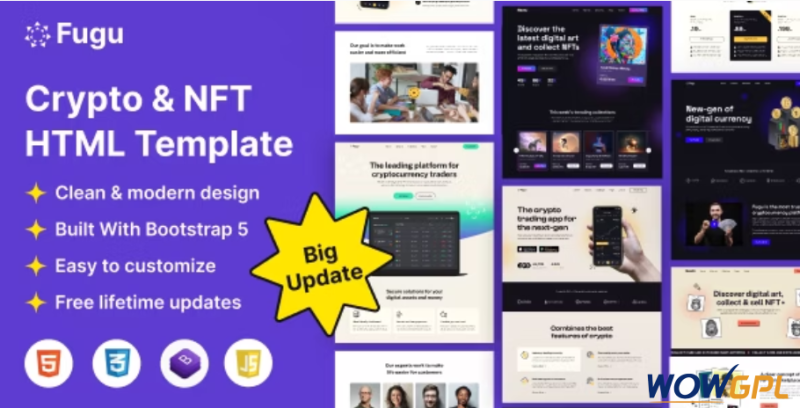 Fugu - NFT & Crypto Html Template