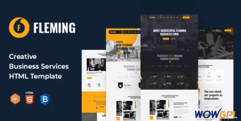 Fleming Creative Business Services HTML Template
