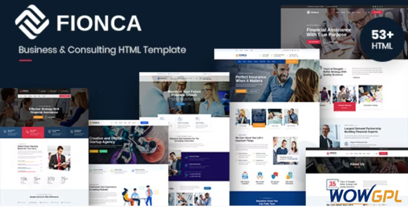 Fionca Business Finance HTML Template