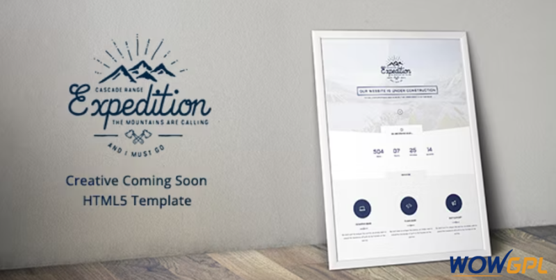 Expedition Creative Coming Soon HTML5 Template