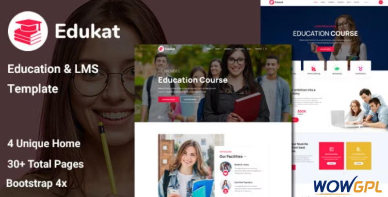 Edukat Education and LMS Template