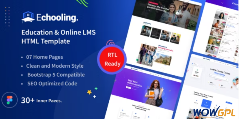 Echooling - Education HTML Template