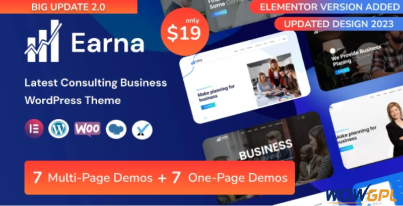 Earna Business Consulting WordPress