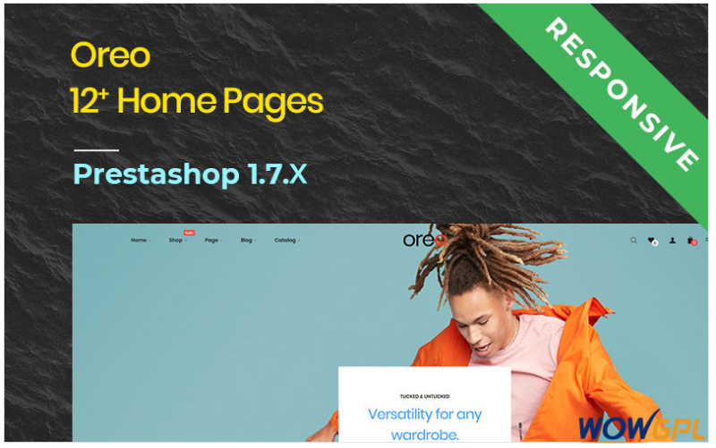 Oreo Fashion store PrestaShop Theme