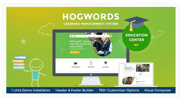 Hogwords | School, University & Education Center WordPress Theme 1 Hogwords | School, University & Education Center WordPress Theme
