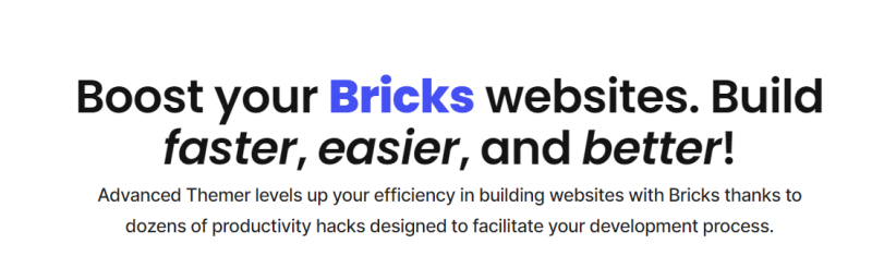 Advanced Themer For Bricks Theme