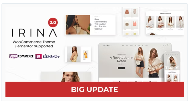 IRINA - Elementor WooCommerce Theme 1 IRINA - Elementor WooCommerce Theme