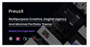 PreusX - Digital Agency And Portfolio WordPress Theme 1.2.0