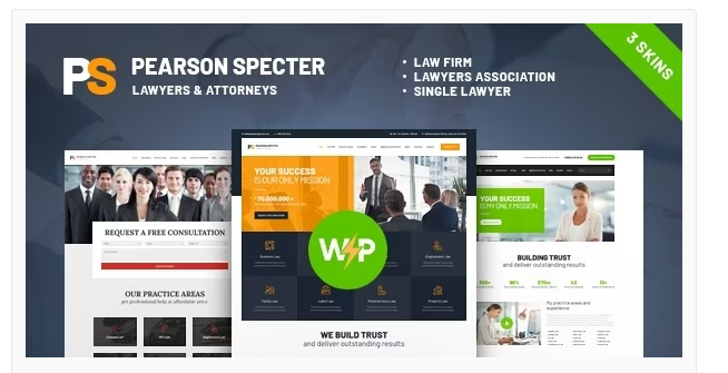 Pearson Specter | Lawyer & Attorney WordPress Theme 1 Pearson Specter | Lawyer & Attorney WordPress Theme