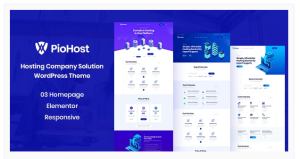 Piohost - Domain and Web Hosting WordPress Theme 1.0