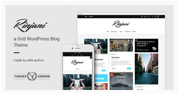 A Responsive Grid Blog Theme - Rinjani 1.6 1 A Responsive Grid Blog Theme - Rinjani 1.6