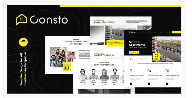 Consto | Industrial Construction Company Theme 1 Consto | Industrial Construction Company Theme