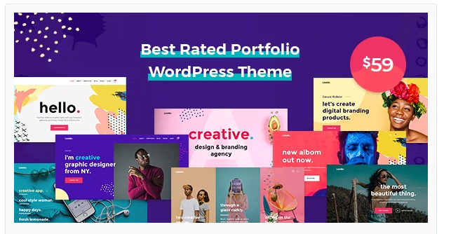 Leedo – Modern, Colorful & Creative Portfolio WordPress Theme 2.0.2 1 Leedo – Modern, Colorful & Creative Portfolio WordPress Theme 2.0.2
