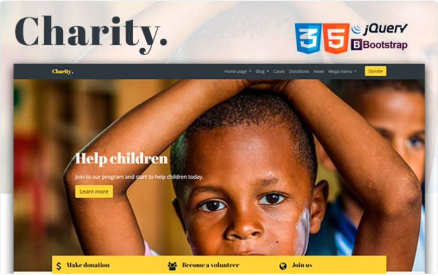 Mercury - Charity and Nonprofit Website Template 1 Mercury - Charity and Nonprofit Website Template