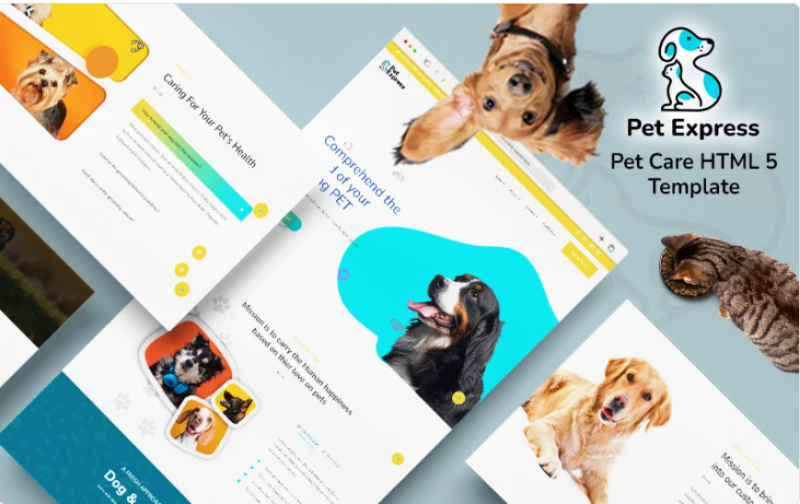 Pet Express - Petcare HTML 5 Website Template