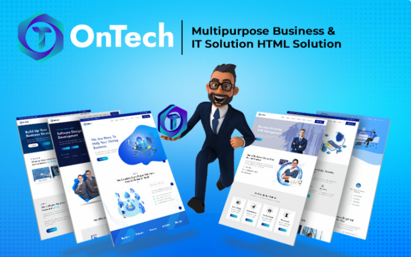 OnTech - Multipurpose Business & IT Solution HTML Template Website Template