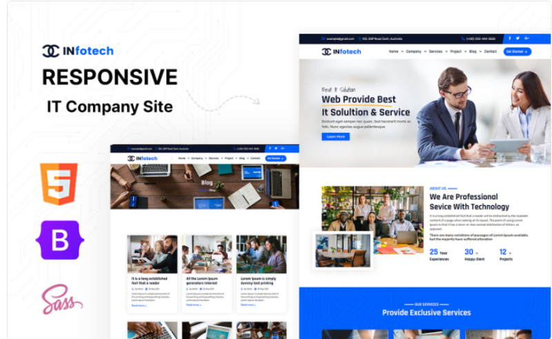 X-Infotech - Multipurpose Web Agency HTML5 Website Template