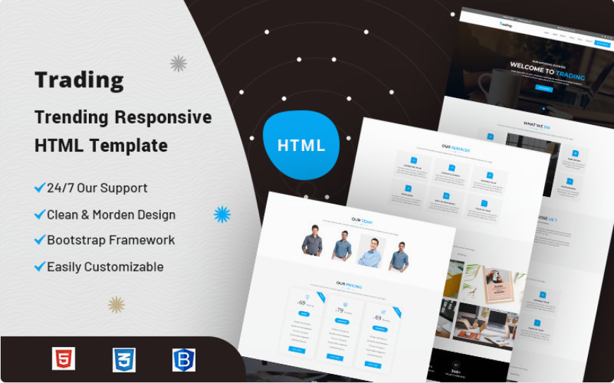 Treding – Trending Responsive Website Template 1 Treding – Trending Responsive Website Template