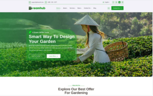 DreamHub Gardening HTML5 Template Website Template