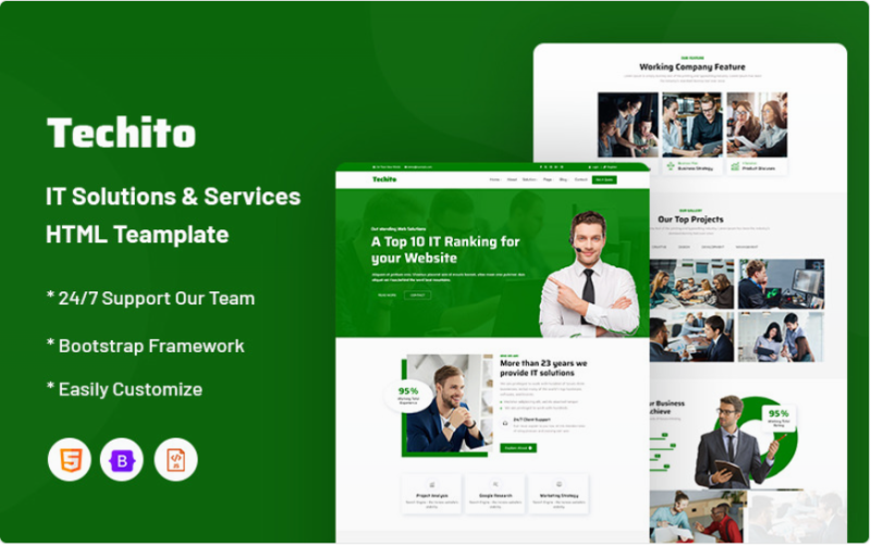 Techito – IT Solutions & Services Website Template