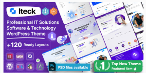 Iteck Software and Technology WordPress Theme 1.0.9