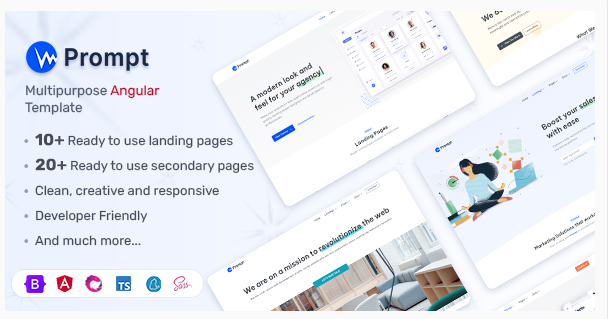 Prompt - Modern & Multipurpose Angular Template