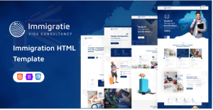 Immigratie - immigration and Visa Consulting HTML Template