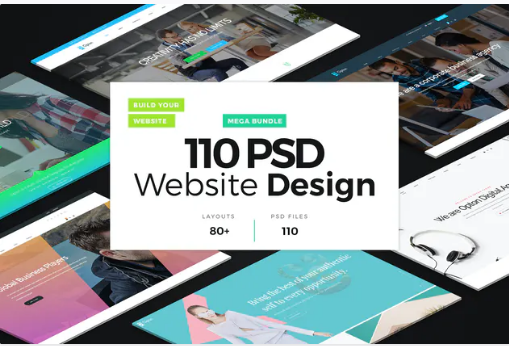 110 PSD Website Design