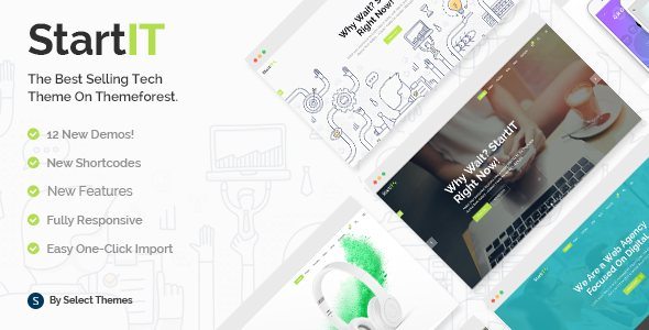 Startit - A Fresh Startup Business Theme 4.7