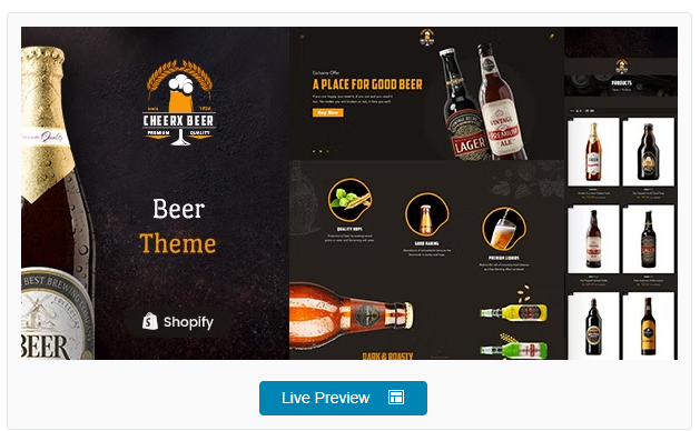 Cheerx - Alchocol & Liquor Store Shopify Theme