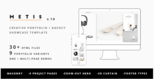Metis - Creative Portfolio / Agency Template